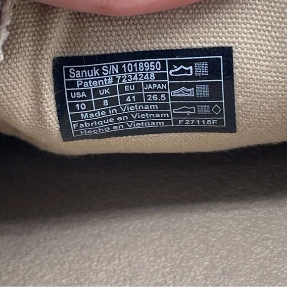 Sanuk Donna Daily Slip On Shoes NWT 10 - Picture 6 of 6